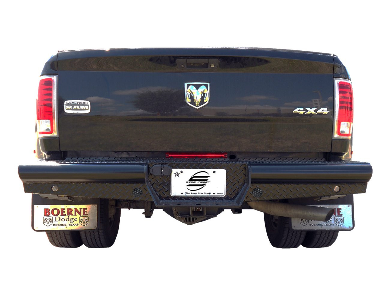 HD Rear Bumper Replacements - Black (HD22260) — primary image