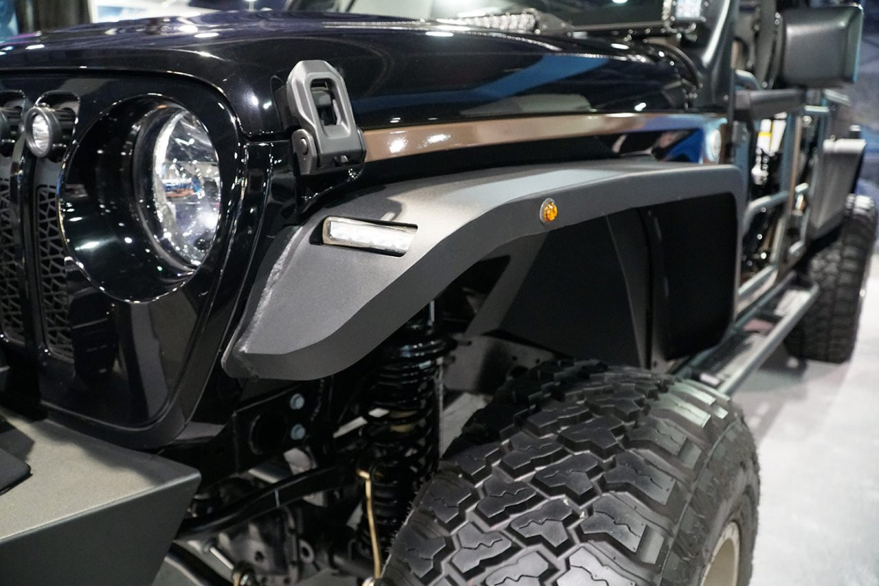 Rear Fender Flares - Fine Textured Black (92320)