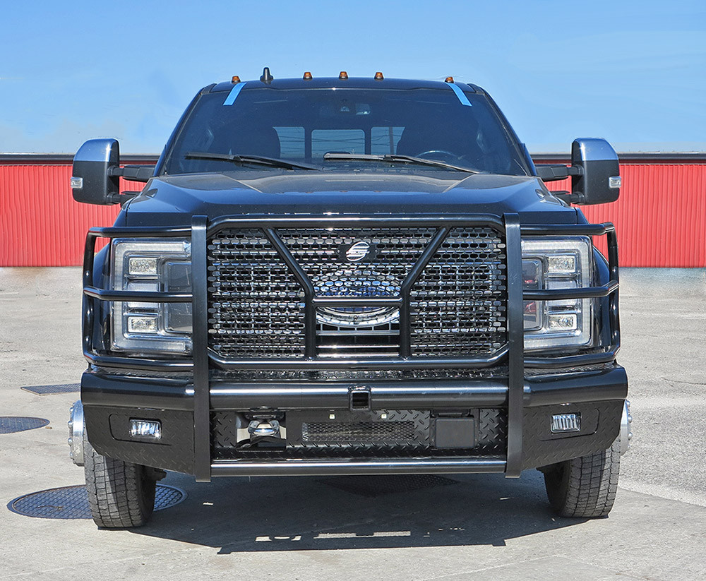 HD Front Bumper Replacements - Black (HD11380RCC)