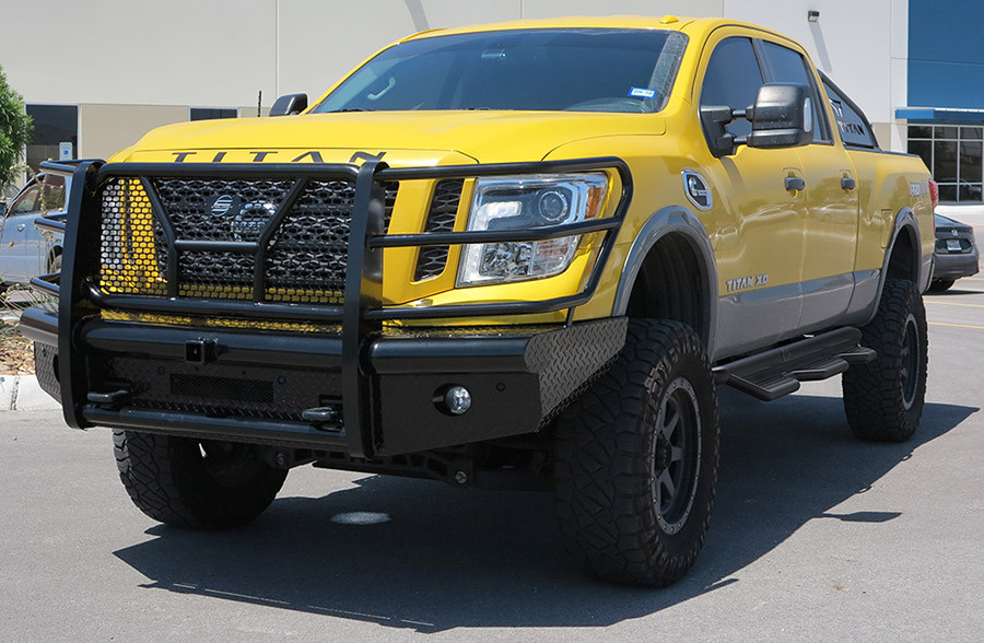 HD Front Bumper Replacements - Black (HD14080RC) — primary image