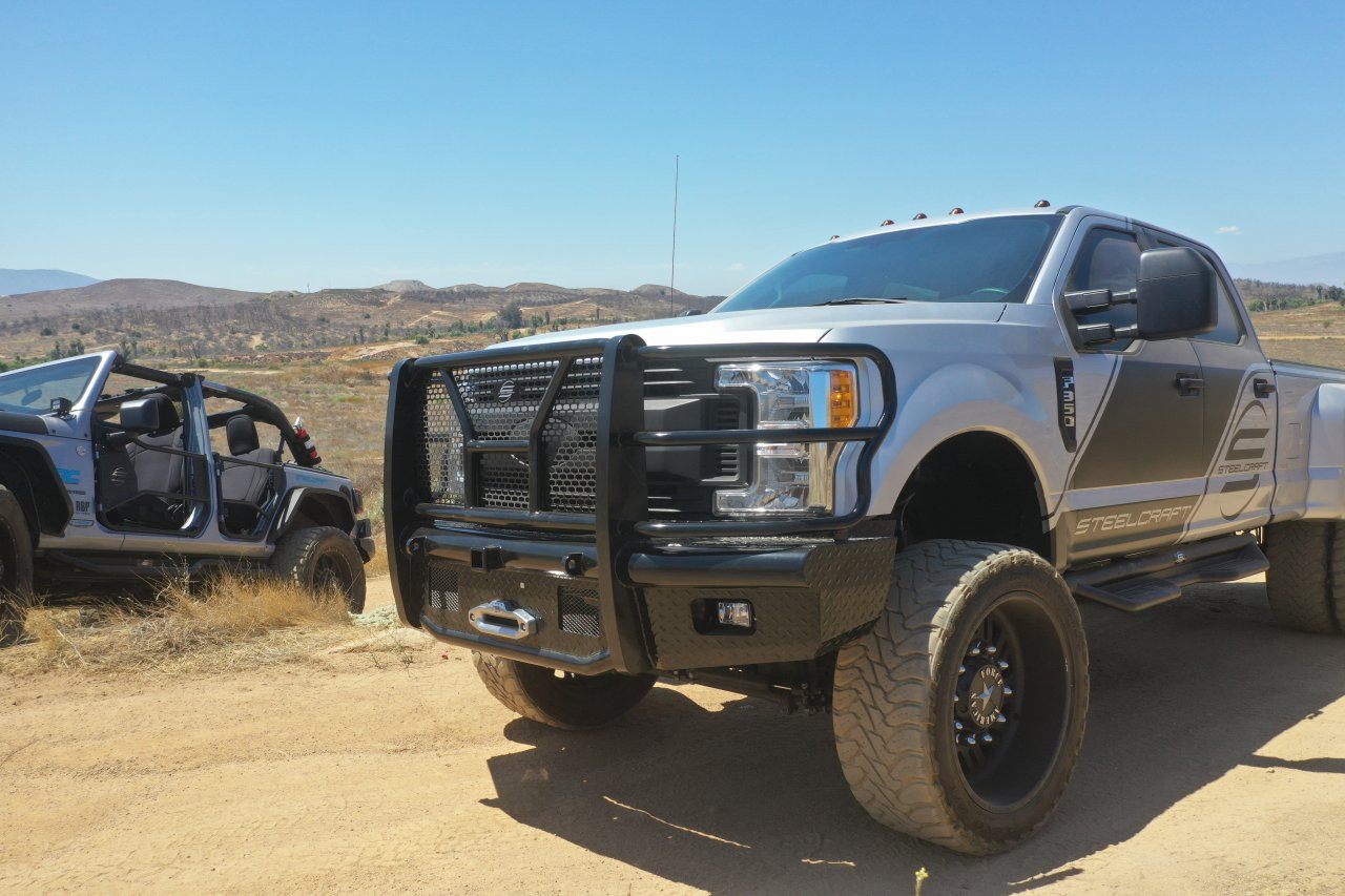 HD Front Bumper Replacements - Black (HD11380RCCW)