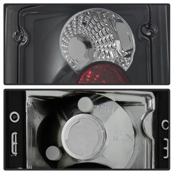 Euro Style Tail Lights - Black (5002914) — angled view