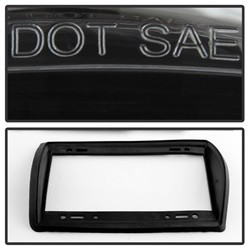 Euro Style Tail Lights - Black (5002914) — angled view