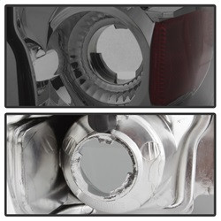 Euro Style Tail Lights - Smoke (5003331) — angled view