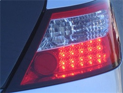 LED Tail Lights - Red Clear (5004512) — installed view