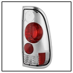 Euro Style Tail Lights - Chrome (5003355) — angled view