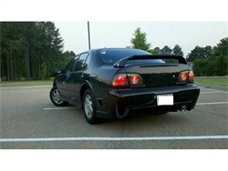 Euro Style Tail Lights - Black (5006950) — installed view