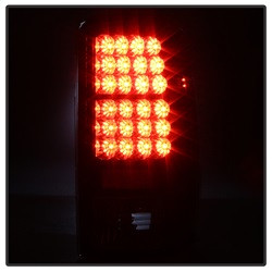 LED Tail Lights - Black (5001528) — angled view