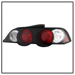 Euro Style Tail Lights - Black (5000330) — angled view