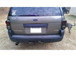 Euro Style Tail Lights - Smoke (5003027) — installed view