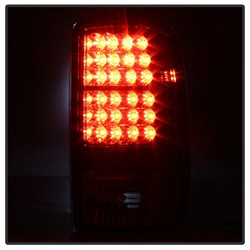 LED Tail Lights - Chrome (5001535) — angled view