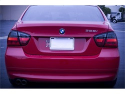LED Tail Lights - Red Smoke — installed view