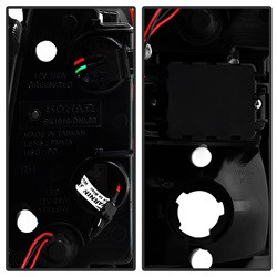 LED Tail Lights - Red Clear (5001542) — angled view