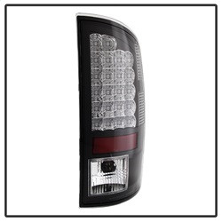 LED Tail Lights - Black (5002617) — angled view