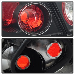 Euro Style Tail Lights - Black (5007339) — angled view