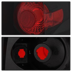 Euro Style Tail Lights - Black (5001597) — angled view