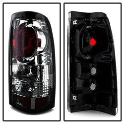 Euro Style Tail Lights - Smoke (5002099) — angled view