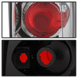 Euro Style Tail Lights - Chrome (5001603) — angled view