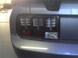LED Tail Lights - Black (5003546) — installed view