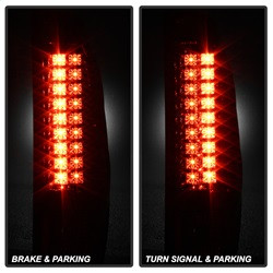 LED Tail Lights - Smoke (5001085) — angled view