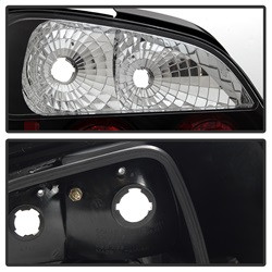 Euro Style Tail Lights - Black (5007193) — angled view