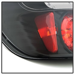 Euro Style Tail Lights - Black (5007193) — angled view