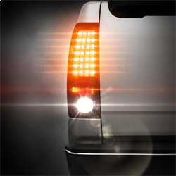 LED Tail Lights - Smoke (5001764) — installed view