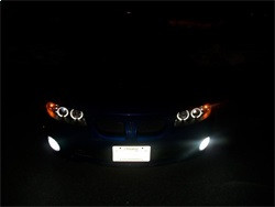 Projector Headlights - LED Halo - Black (5011749) — installed view