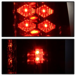 LED Tail Lights - Red Smoke (5001382) — angled view
