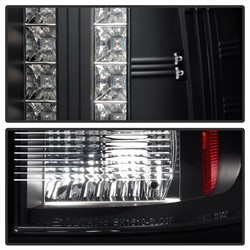 LED Tail Lights - Black (5001771) — angled view