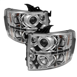 Projector Headlights - LED Halo - Chrome (5009500) — primary image