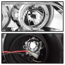 Projector Headlights - LED Halo - Chrome (5009098) — angled view