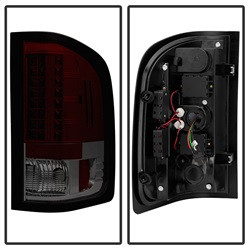 LED Tail Lights - Red Smoke (5001801) — angled view