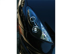Projector Headlights - LED Halo - DRL - Black (5011848) — installed view
