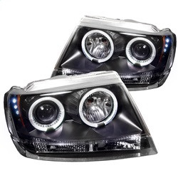 Projector Headlights - LED Halo - Black (5011145) — primary image
