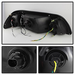 Crystal Headlights - Black (5012531) — angled view