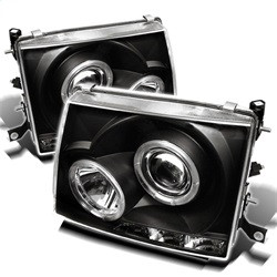 Projector Headlights - LED Halo - Black (5011947) — primary image