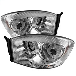 Projector Headlights - LED Halo - Chrome (5010018) — primary image