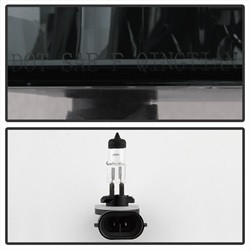 OEM Fog Lights wo/switch - Smoke (5025494) — angled view