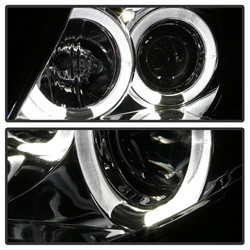 Projector Headlights - LED Halo - Chrome (5029089) — angled view