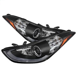 Projector Headlights - LED Halo - Black (5073662) — primary image