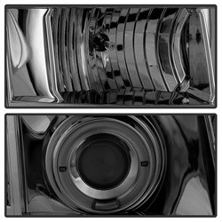 Projector Headlights - LED Halo - Smoke (5029348) — angled view