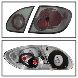 Euro Style Tail Lights - Smoke (5033673) — angled view
