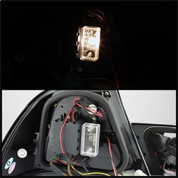 LED Tail Lights - Black (5073815) — angled view