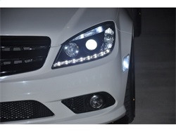 Projector Headlights - DRL - Black (5042262) — installed view
