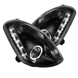 Projector Headlights - LED Halo - DRL - Black (5031747) — primary image