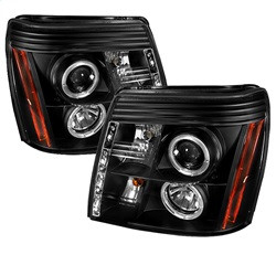 Projector Headlights - LED Halo - DRL - Black (5037947) — primary image