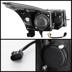 Projector Headlights - Light Tube - DRL - Black (5074164) — primary image
