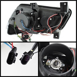 Projector Headlights - Light Tube - DRL - Black (5074188) — primary image