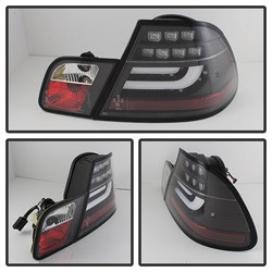 LED Tail Lights - Black (5076564) — angled view